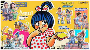 Amul Girl Ad 