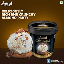 Amul Almond Fudge Ice Cream