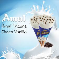 Amul Tricone Choco Vanilla