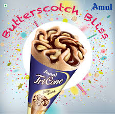 Amul Tricone Butterscotch