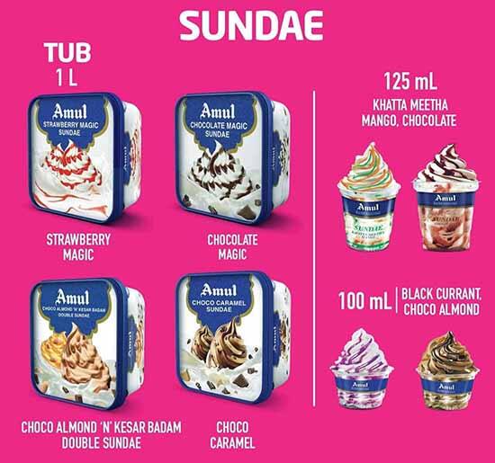 Amul Sundaes