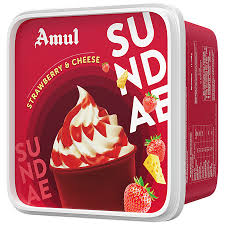 Amul Strawberry & Cheese Sundae