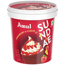 Amul Strawberry & Cheese Sundaes