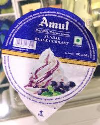Amul Black Currant Sundae