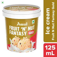 Amul Fruit N Nut Fantasy Gold Ice Cream Tub