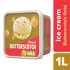 Amul Butterscotch Gold Ice Cream Tub