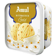 Amul Butterscotch Gold Ice Cream Tub