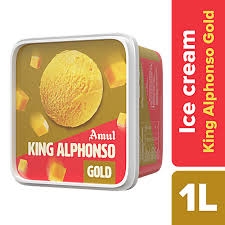 Amul Gold King Alphonso Ice Cream Tub