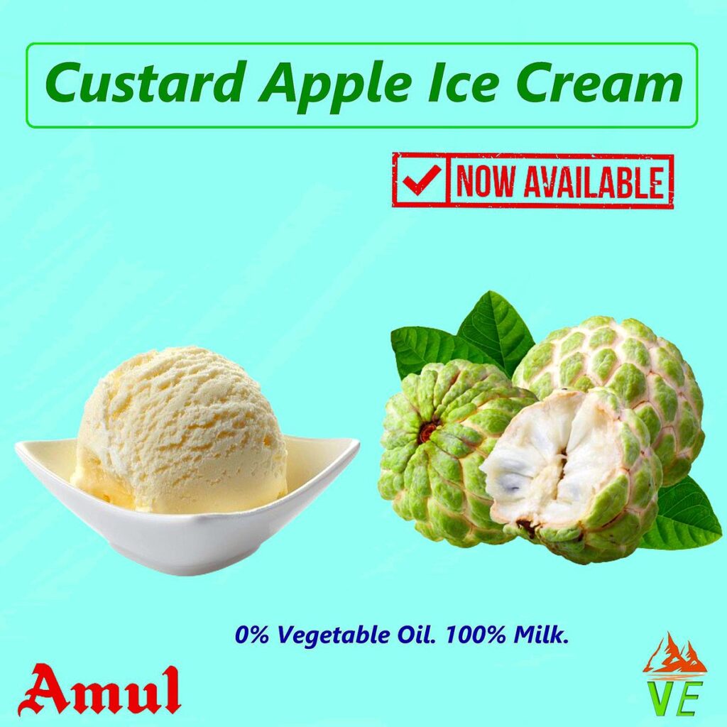 Amul Custard Apple Ice Cream 