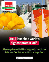 Amul Protein Mango Kulfi Ice Cream