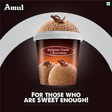 Amul Belgian Dark Chocolate Ice Cream