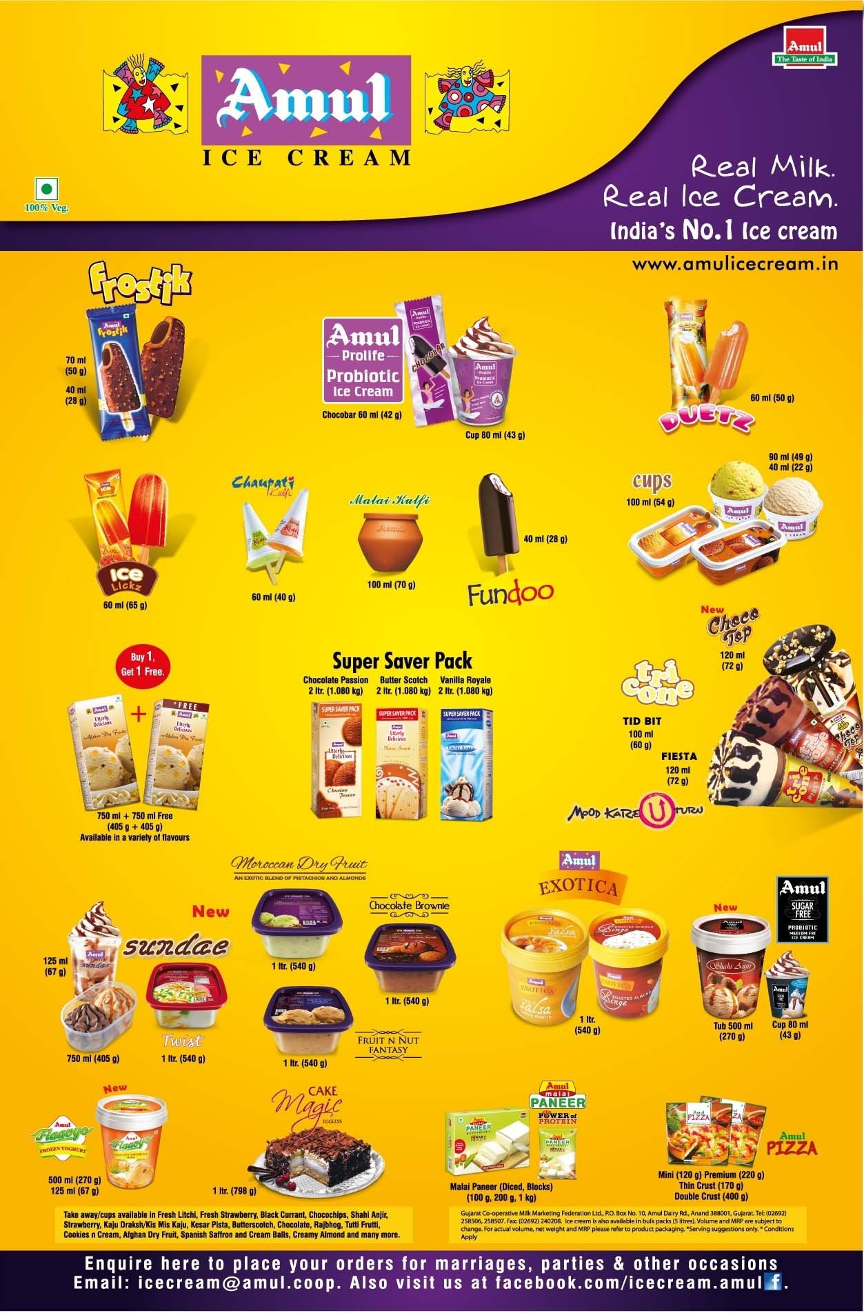 Frozen Memories: Top 15 Amul Regional Ice Cream Flavours Inspired by ...