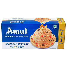 Amul Afghan Dry Fruit Ice Cream
