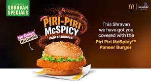 Piri Piri McSpicy Paneer Burger