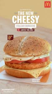 Cheesy Italian Chicken Burger