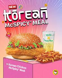 Korean McSpicy Chicken Burger