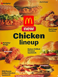 McDonalds Chicken Menu Items