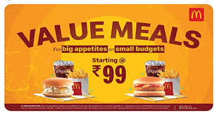 McDonalds Value Meals