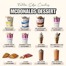 McDonald's Desserts List