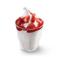 McDonald's Strawberry Sundae