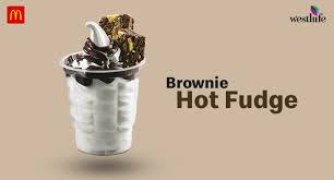 McDonald's Chocolate Brownie Sundae
