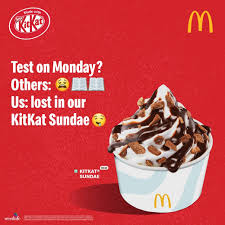 McDonald's KitKat Sundae