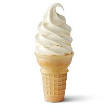 McDonald's Vanilla Soft Serve Cone