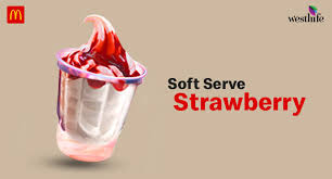 McDonald's Strawberry Soft Serve