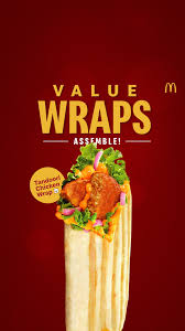 Tandoori Chicken McWrap