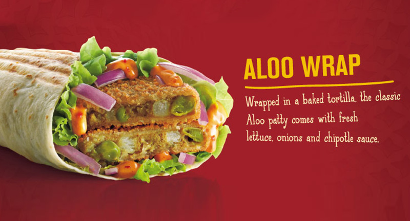 Aloo Tikki McWrap