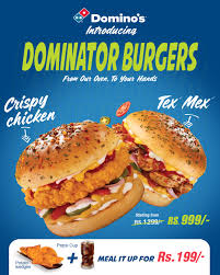 Domino's Burger Pizzas
