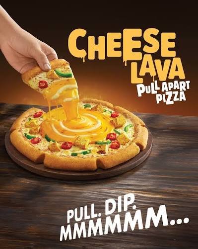 Domino’s Cheese Lava Pizza