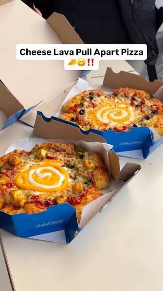 Cheese Lava Pizzas