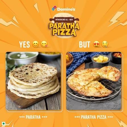 Domino's Paratha Pizzas