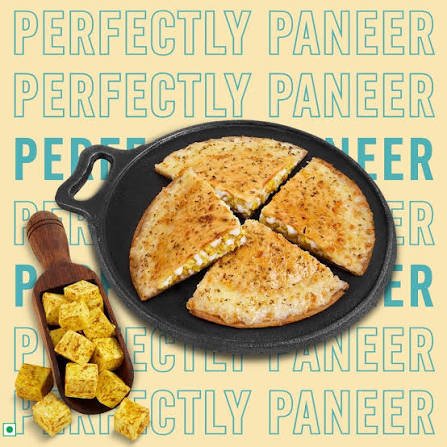 Paneer Paratha Pizza