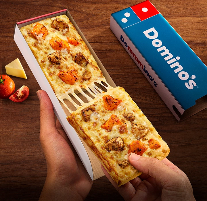 Double Chicken Twin Pizza Slices