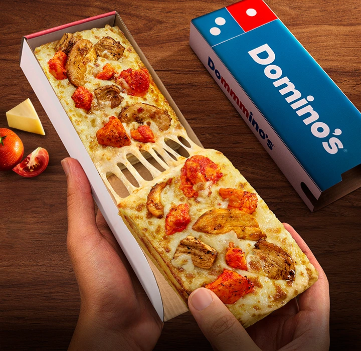 Chicken Dominator Twin Pizza Slices
