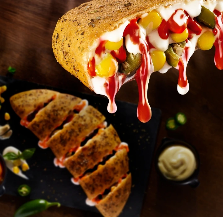 Fiery Corn & Jalapeno Garlic Bread